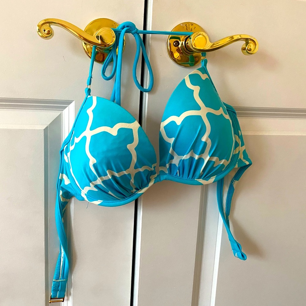 Tara Grinna Turquoise Bikini Top